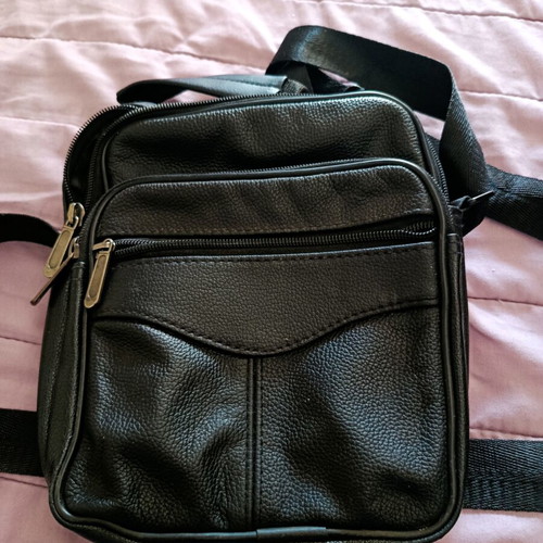 Men's shoulder bag, black