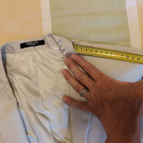 Berto Lucci gray suit set like new, jacket no 54, pants no 56