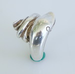 Dolphin ring used, silver 925 No.18