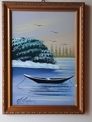 Painting like new, 25 x 34.5 cm