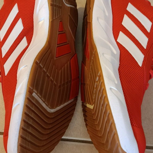 Adidas sports shoes size 42 new red