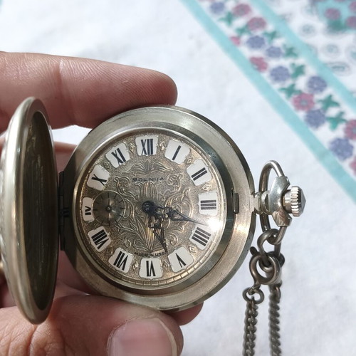 Molnija pocket watch like new, men's