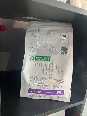Puppy food for white coat dogs new