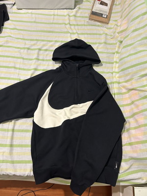Nike Tech Fleece hoodie, size Small, black