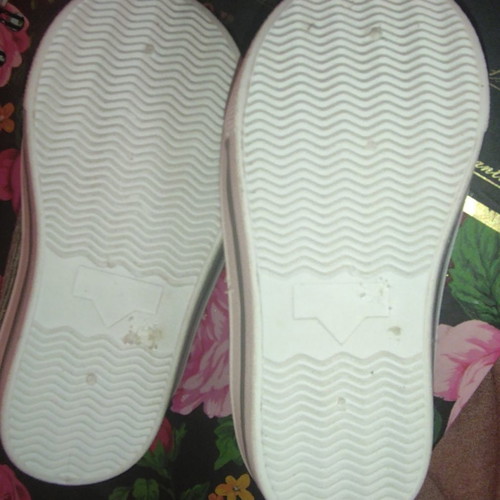 Saxo Blues shoes size 20 new, light gray with bows