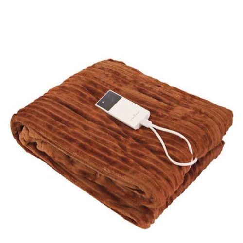 Princess double electric blanket washable brown 120W 160x180cm new