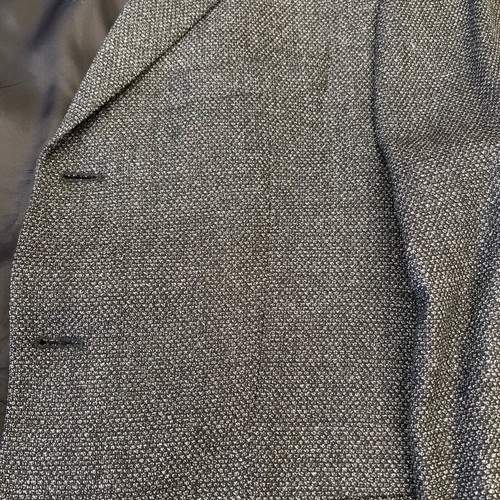 Féraud jacket new, 100% wool, size L, black and grey