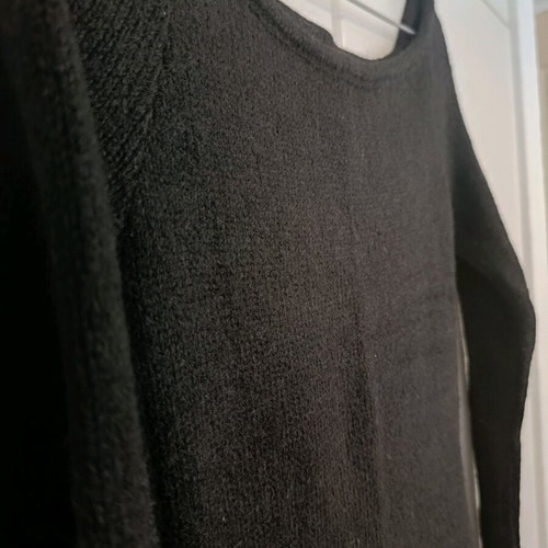 LeGer knitted black midi dress like new