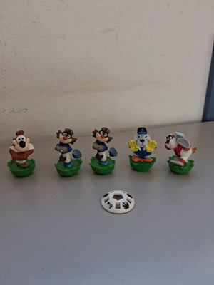 Kinder Magic forest animal figures set of 5 used