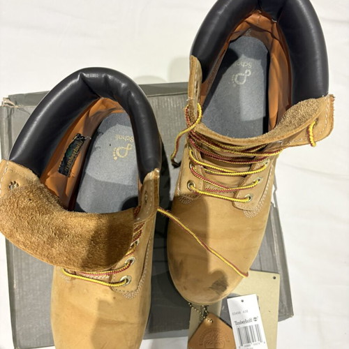 Timberland 6-Inch Premium Boots 10061, made in USA, wheat yellow nubuck