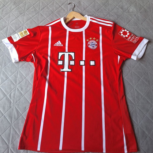 Adidas Bayern Munchen 17/18 football jersey used, Rudy #19, size L