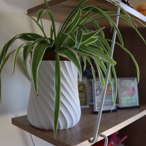 3D Printed Flowerpot Eco-Friendly, 20cm Adjustable Size