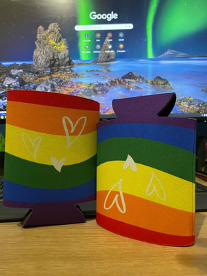 Многократни калъфи за чаши Pride комплект от 3 броя, нови