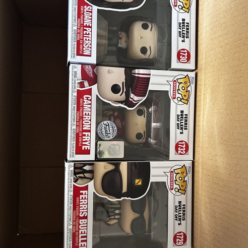Funko bundle of 3 Ferris Bueller's Day Off figures like new