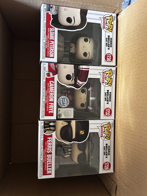 Funko bundle of 3 Ferris Bueller's Day Off figures like new