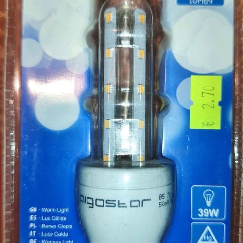 LED E27 energy-saving bulbs pack of 5 new