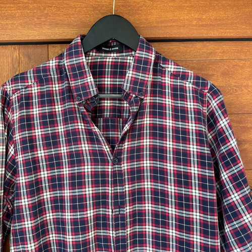 Samsoe Samsoe men's shirt like new, size S, cotton, red