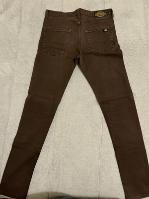 Dickies Jeans καφέ slim skinny μεταχειρισμένα W32 L34