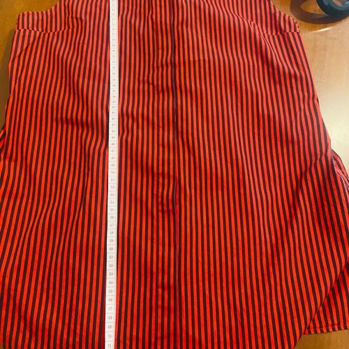 3-1 Fillip Lim shirt with unique back tie, like new, black and red