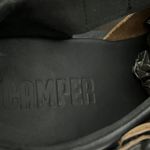 Camper Don leather sandals men's size 44 like new, black