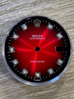 Rolex Dial Oyster Perpetual new, custom diamond for 34mm