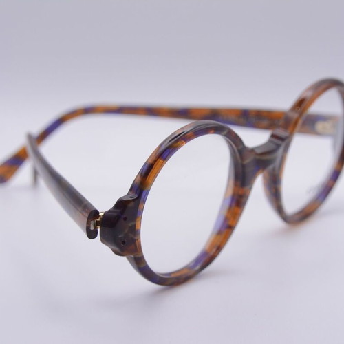 Class Vintage 80s Eyeglasses new, blue brown