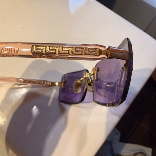 Versace vintage sunglasses, pink