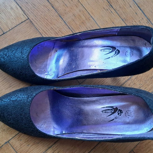 Black pumps size 37, worn 3 times