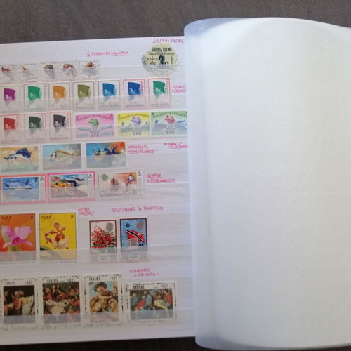 Stamp collection used, Greece and international thematic album