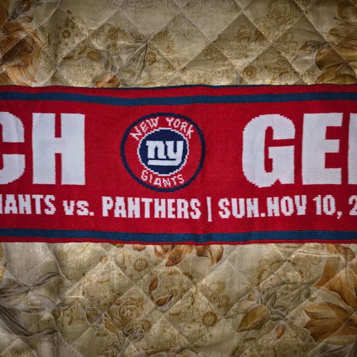 Official New York Giants fan scarf like new, match edition