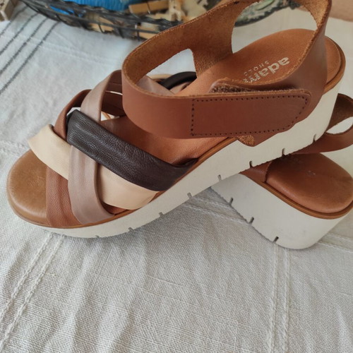 Adam's Shoes women's leather sandals new, size 36