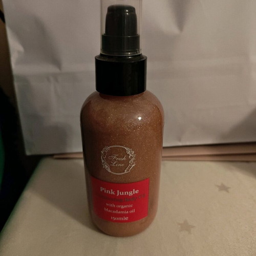 Shimmering body oil Pink Jungle by Fresh Line new 150 ml