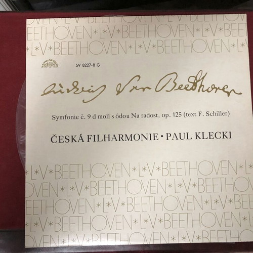 Beethoven Symphony No. 9 2LP box set like new, Supraphon 1964