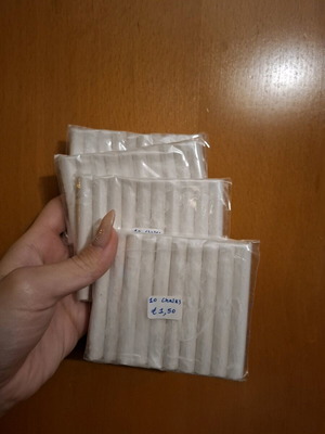 Chalks pack of 5 bags, one contains broken pieces