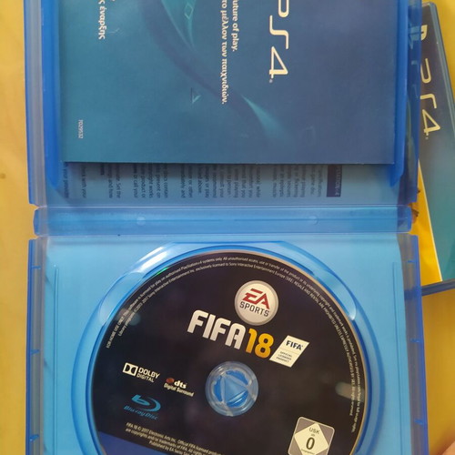 FIFA 18 in excellent condition for Sony PS4