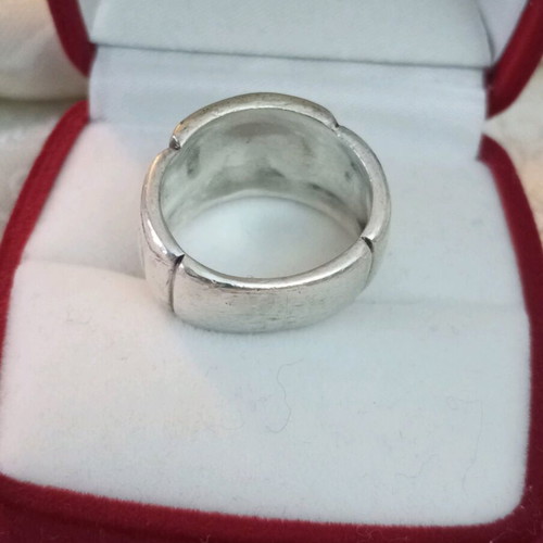Silver-gold ring used 1000 silver and 585 gold No.54