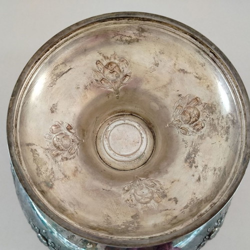 Metal bowl fruit bowl used with Bavaria mark