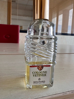 Cologne Vétiver Molinard used unisex vintage 20ml