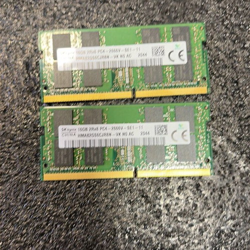 32GB DDR4 SK-Hynix PC4-2666V RAM like new, 2x16GB SO-DIMM