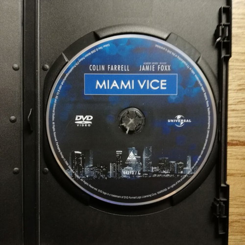 Miami Vice DVD used with Greek subtitles