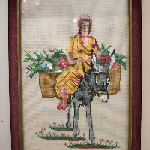 Embroidery used in good condition 22x32