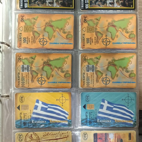 Collectible phone cards like new, pack of 55