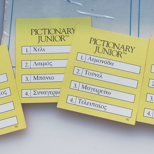 Pictionary Junior board game used for kids