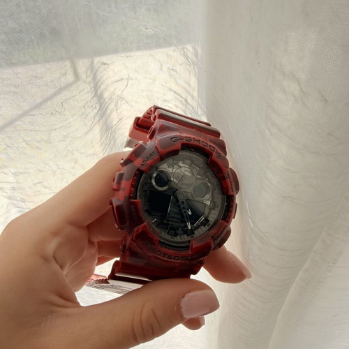 Casio G-Shock GA-100CM-4AER watch and Lorus RM331GX9 chronograph