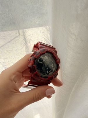 Casio G-Shock GA-100CM-4AER watch and Lorus RM331GX9 chronograph