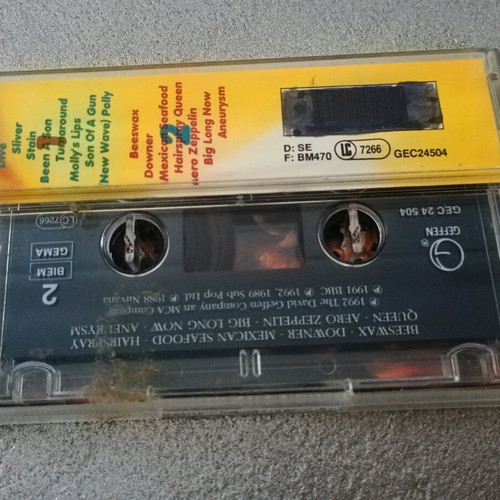 Nirvana Incestiside cassette tape used, rare rock album