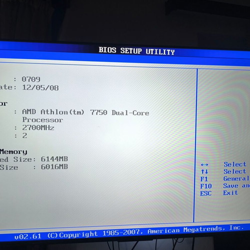 ASUS M2N-VM HDMI motherboard bundle with AMD Athlon 7750 and 6GB RAM