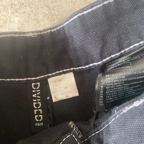 Black pants H&M used, size M 38 10