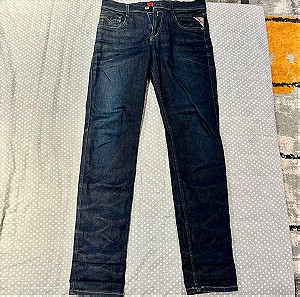 REPLAY Ανδρικό τζιν, ελαστικό μπλε παντελόνι, size 30
