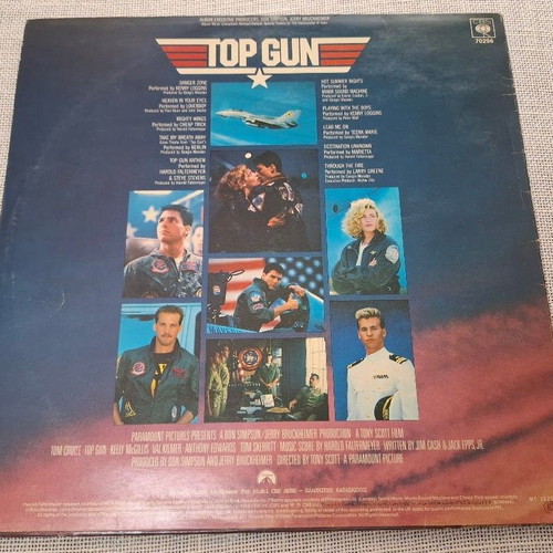Top Gun Original Motion Picture Soundtrack LP μεταχειρισμένο, rock